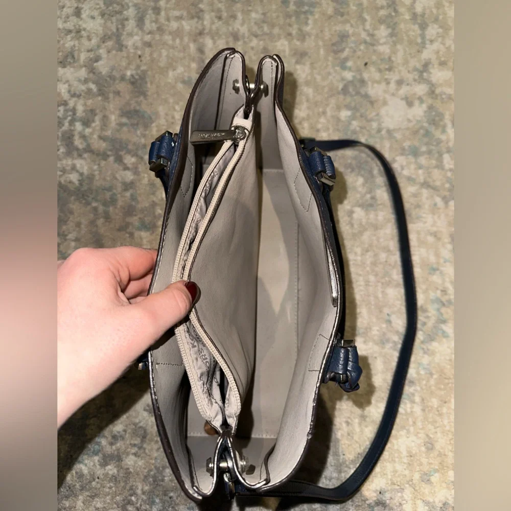 Michael Kors Dark Blue Satchel - Picture 5 of 5